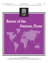 Savior of the Nations Come Handbell sheet music cover